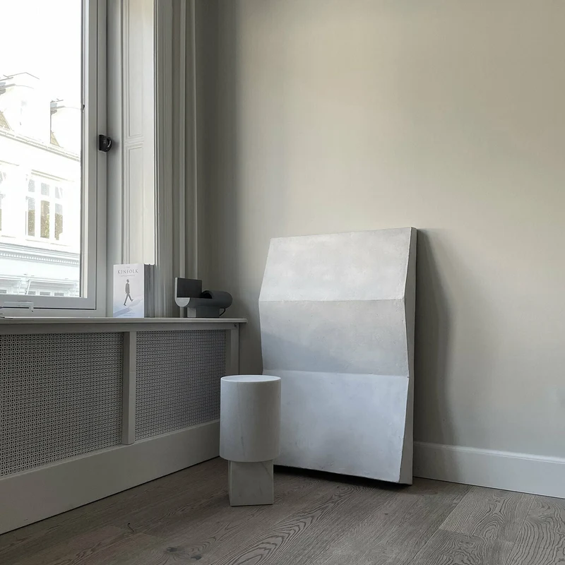 Table d'appoint en marbre blanc Column - 101 Copenhagen