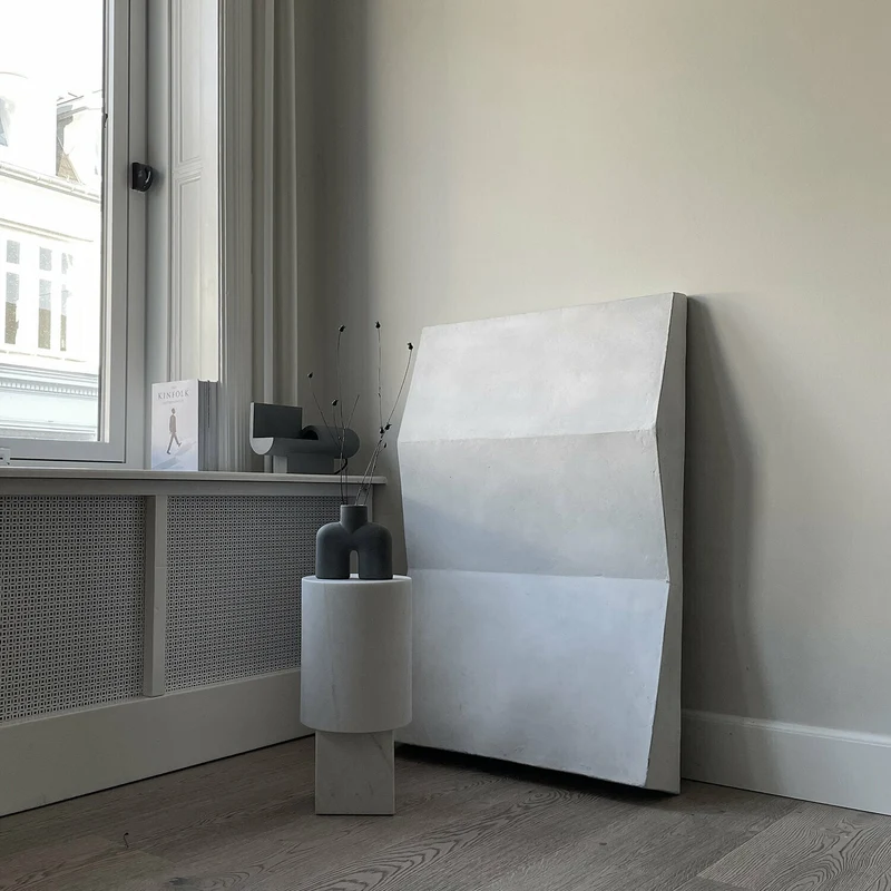 Table d'appoint en marbre blanc Column - 101 Copenhagen