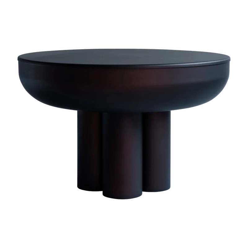 Table basse en aluminium noir 65x41 cm Crown - 101 Copenhagen