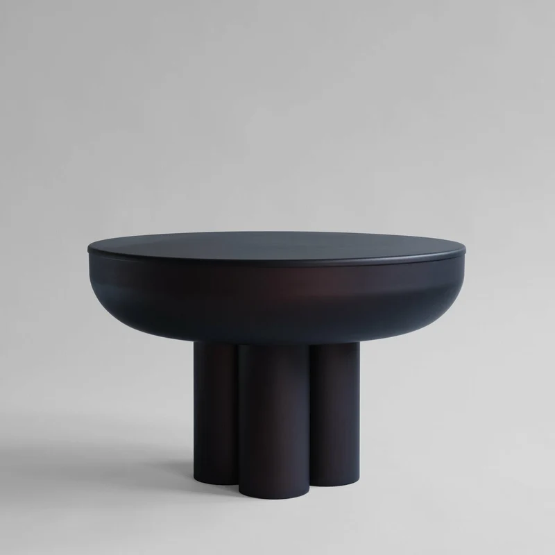 Table basse en aluminium noir 65x41 cm Crown - 101 Copenhagen