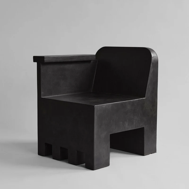 Chaise en béton fibré café Kamodo - 101 Copenhagen