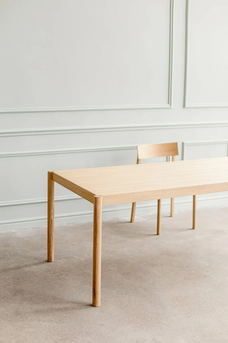 Table de salle à manger en chêne Citizen, 180x85cm - Emko