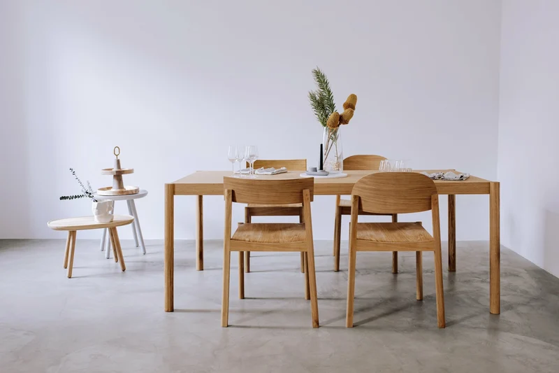 Table de salle à manger en chêne Citizen, 180x85cm - Emko
