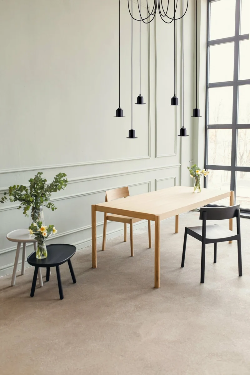 Table de salle à manger en chêne Citizen, 160x85cm - Emko