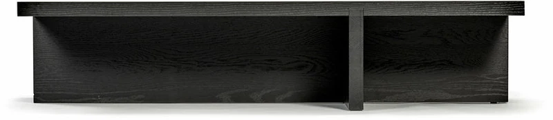 Table basse rectangulaire en chêne noire 140 x 70 cm Rudolph - Serax