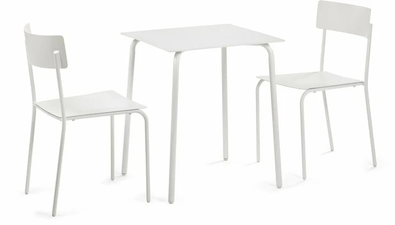 Petite table en aluminium blanc August - Serax