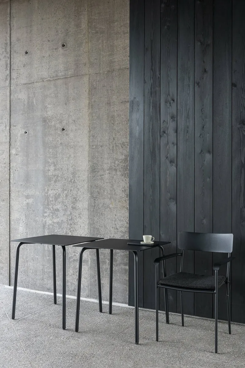 Table en aluminium noir 75 cm August - Serax