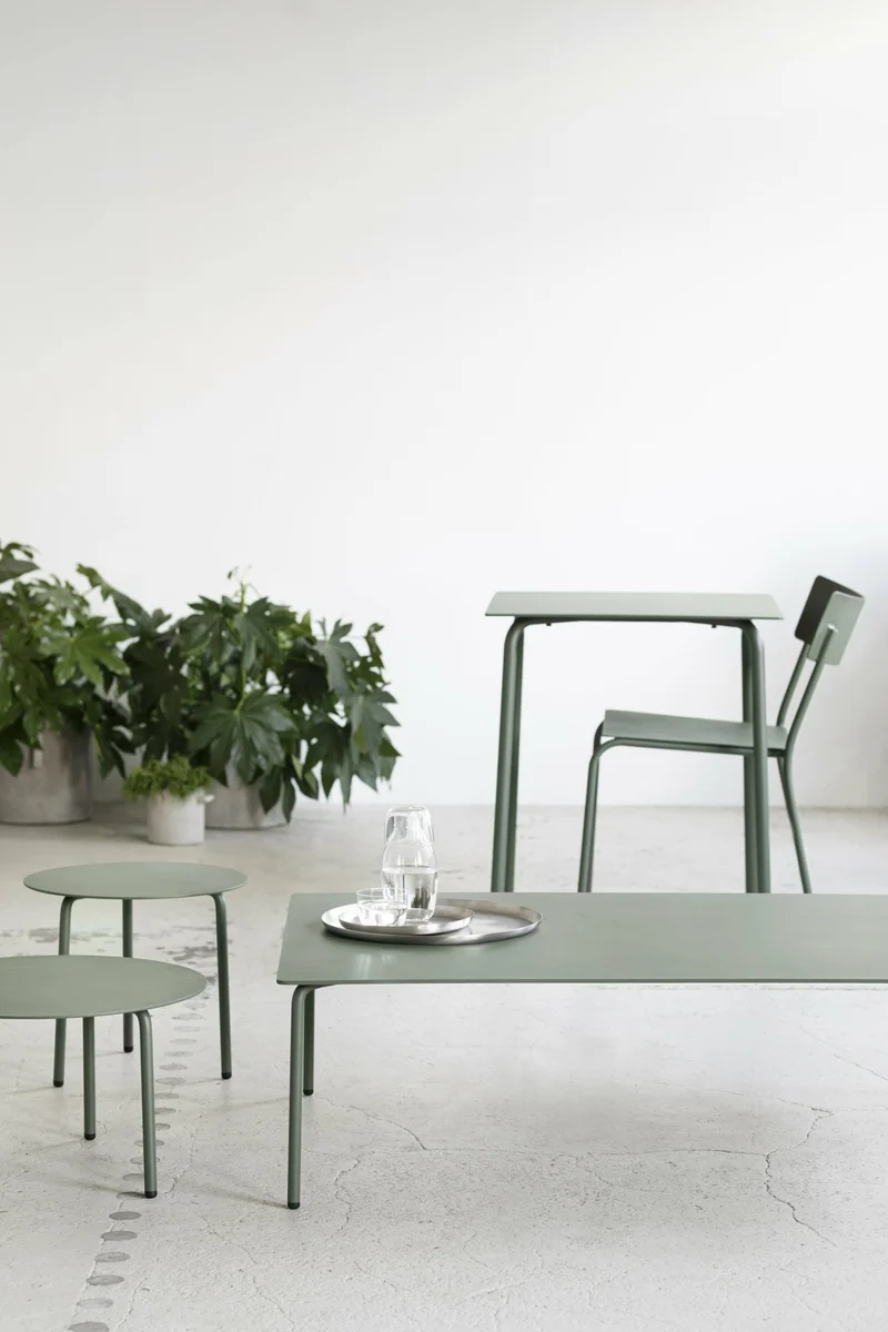 Table basse en aluminium vert August - Serax