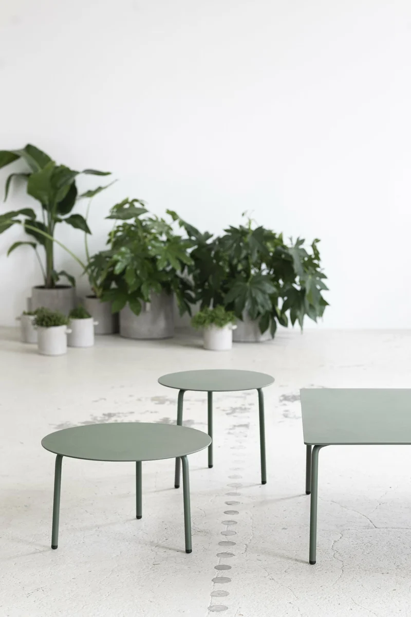 Table d'appoint en aluminium vert 40 cm August - Serax