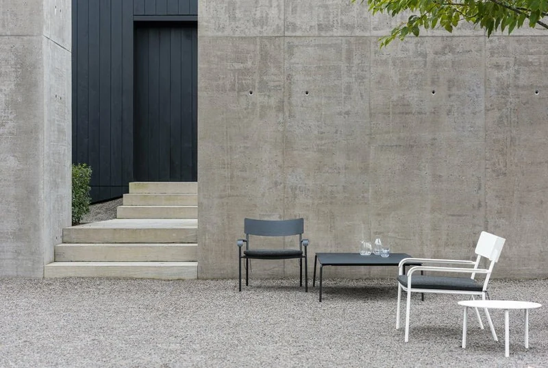 Table d'appoint en aluminium sable 50 cm August - Serax