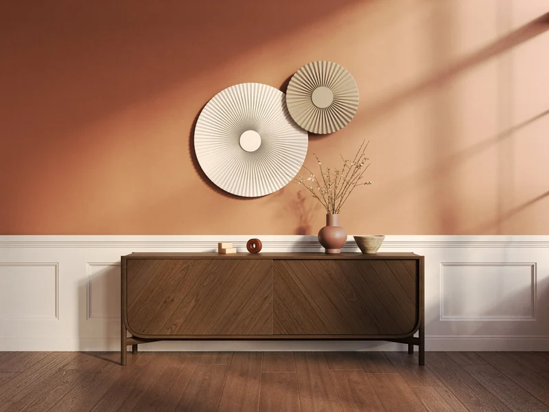 Buffet en chêne teinté 185 x 45 x 65 cm Marius - Hartô