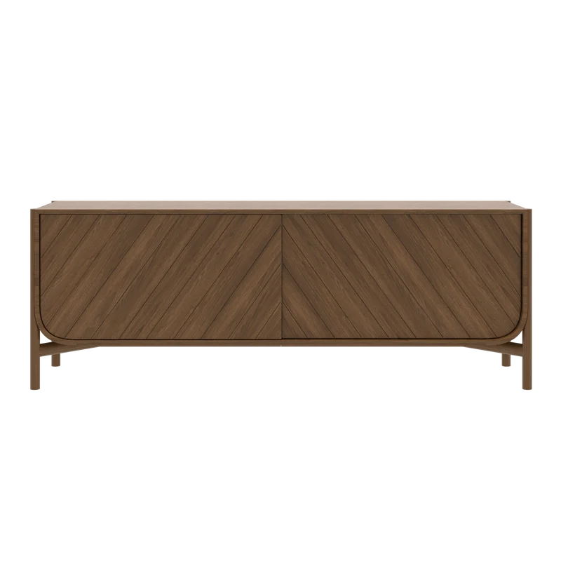 Buffet en chêne teinté 185 x 45 x 65 cm Marius - Hartô