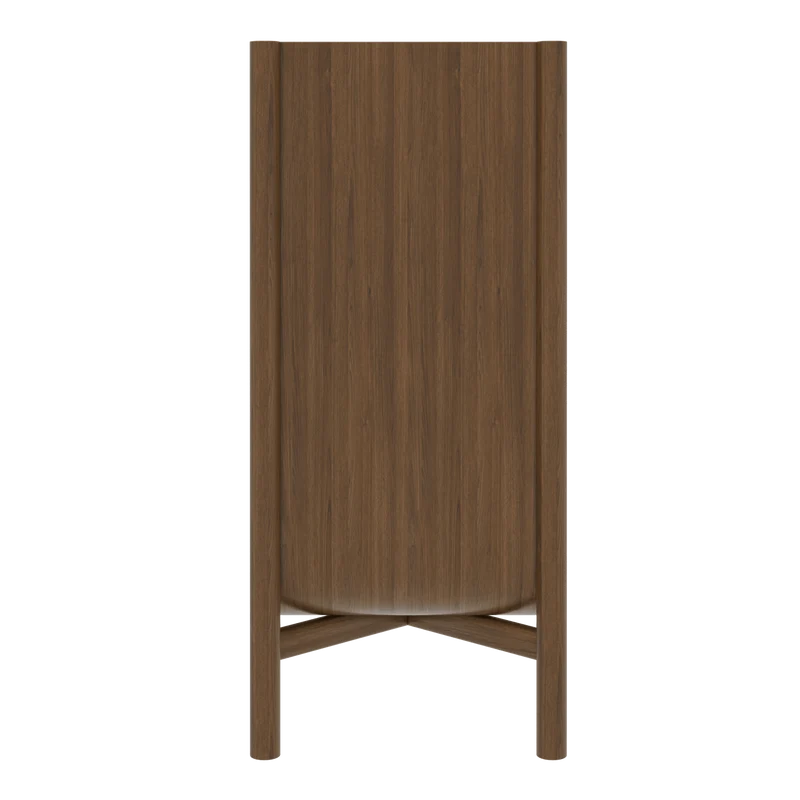 Commode à tiroirs en chêne teinté 100 x 40 x 90 cm Marius - Hartô