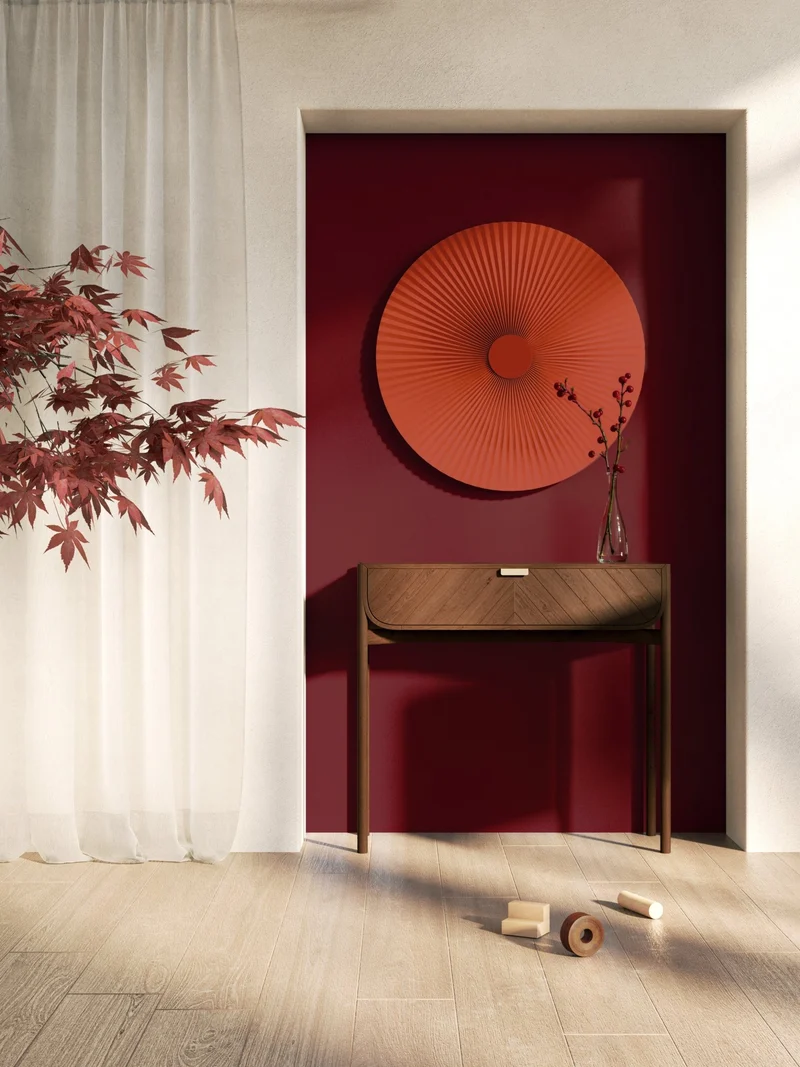 Console en chêne teinté 100 x 36,5 x 90 cm Marius - Hartô