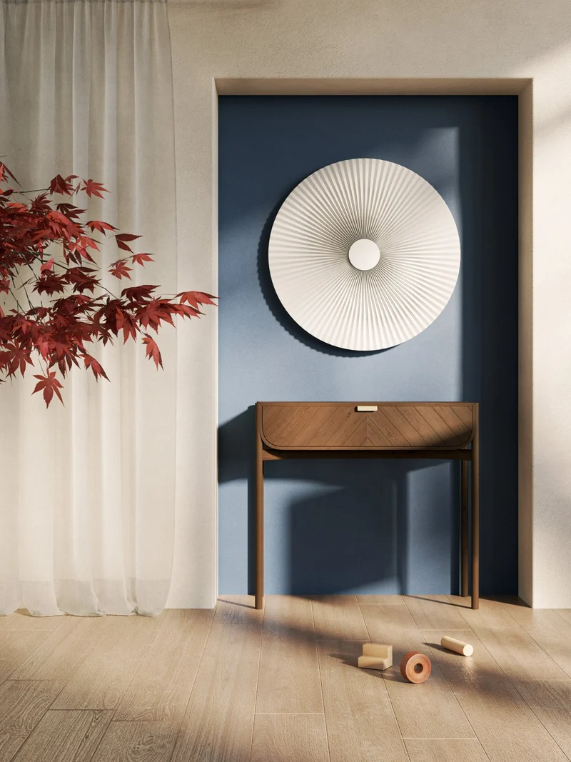 Console en chêne teinté 100 x 36,5 x 90 cm Marius - Hartô