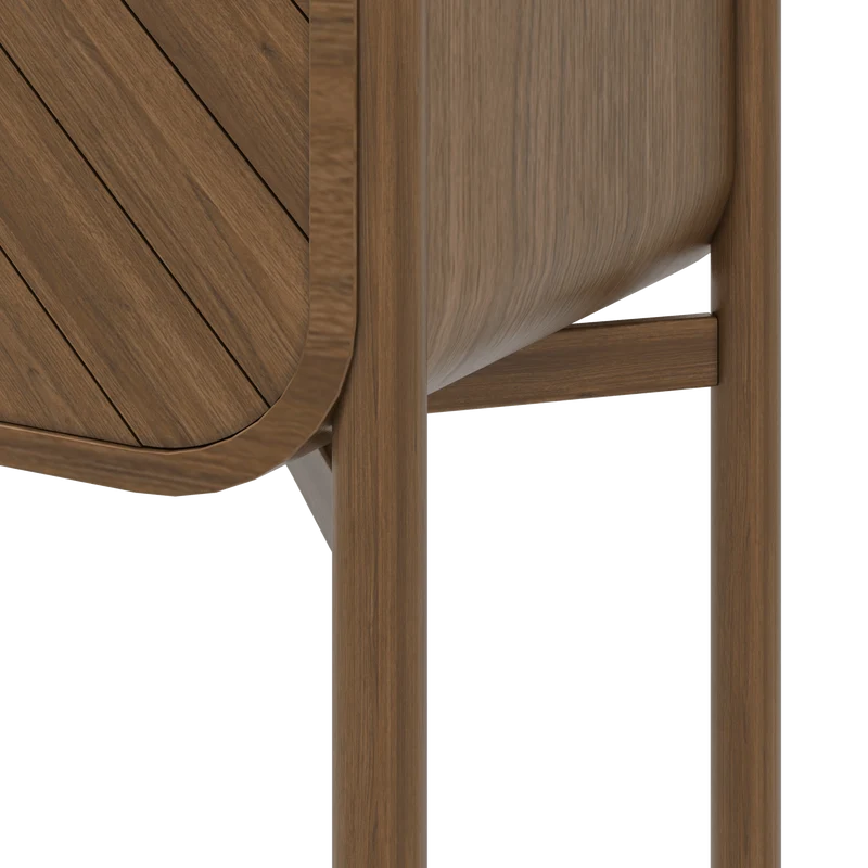 Console en chêne teinté 100 x 36,5 x 90 cm Marius - Hartô