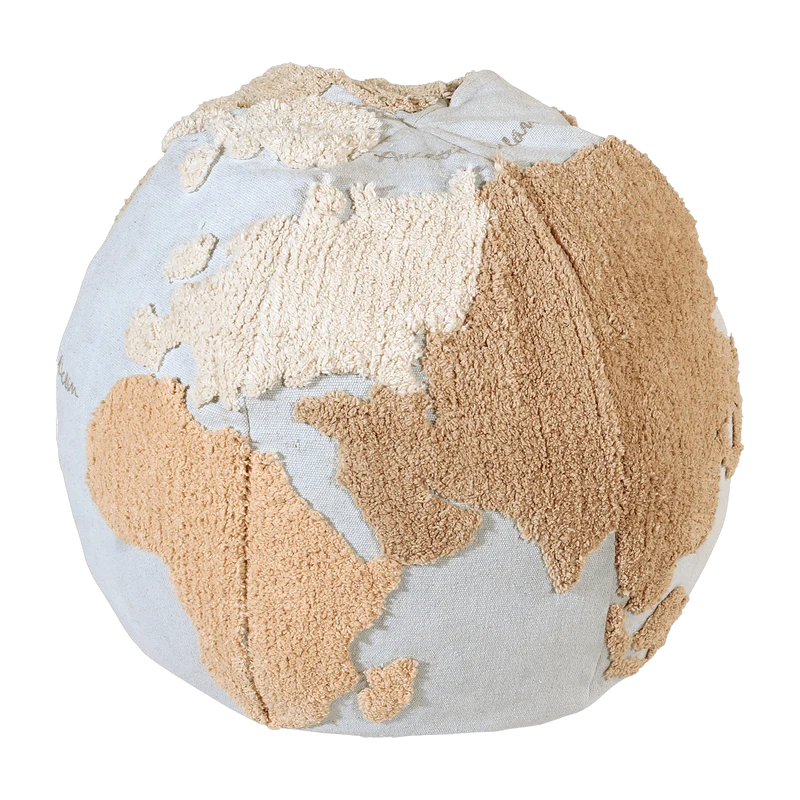 Pouf map monde enfant - Lorena Canals