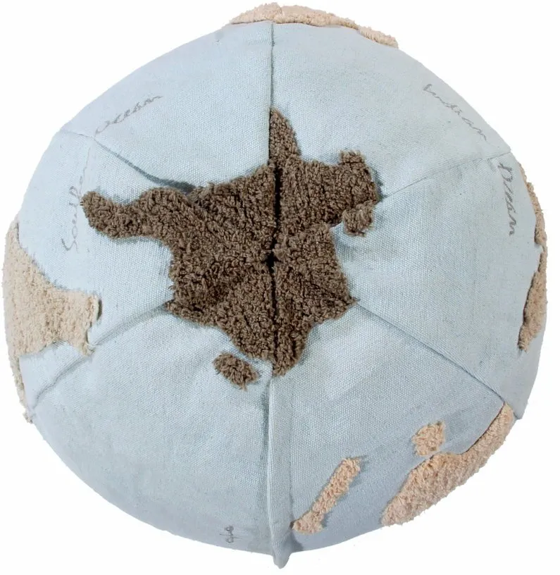 Pouf map monde enfant - Lorena Canals