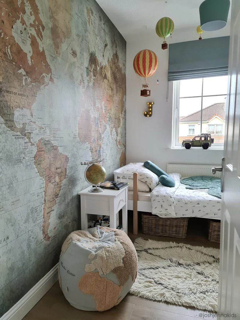 Pouf map monde enfant - Lorena Canals