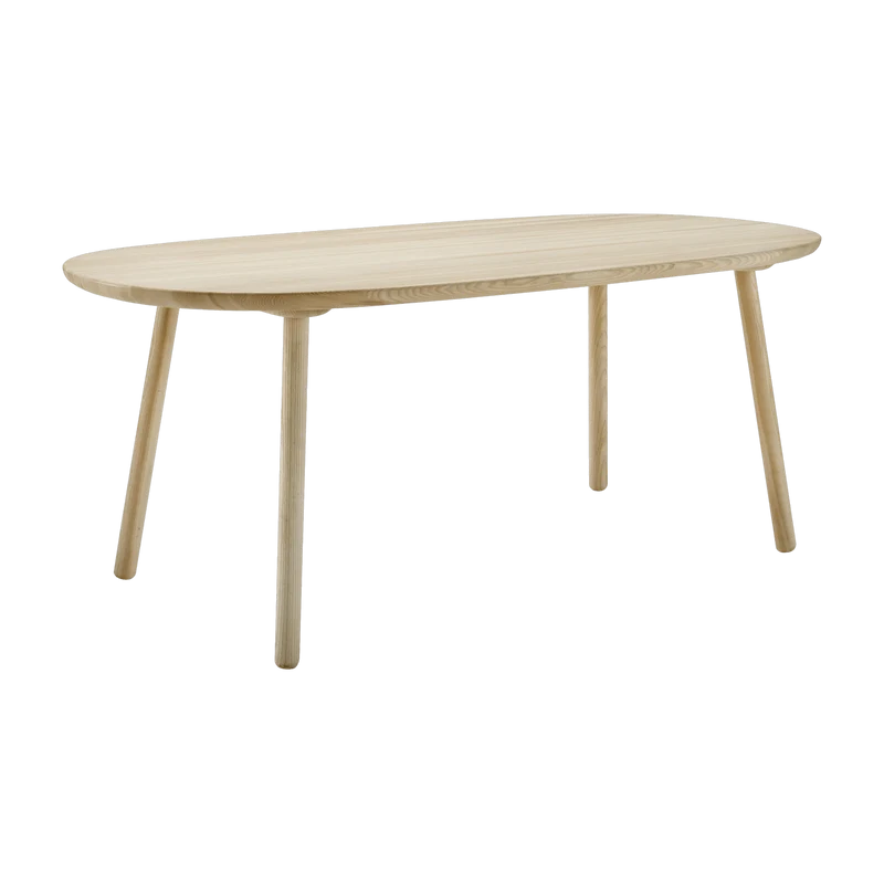 Table de salle à manger en frêne naturel Naïve - Emko