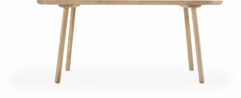 Table de salle à manger en frêne naturel Naïve - Emko