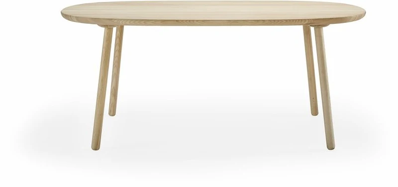 Table de salle à manger en frêne naturel Naïve - Emko