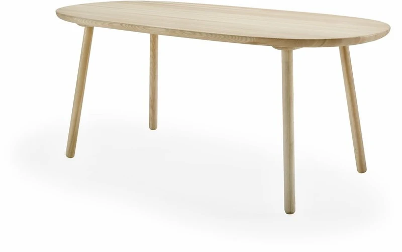 Table de salle à manger en frêne naturel Naïve - Emko