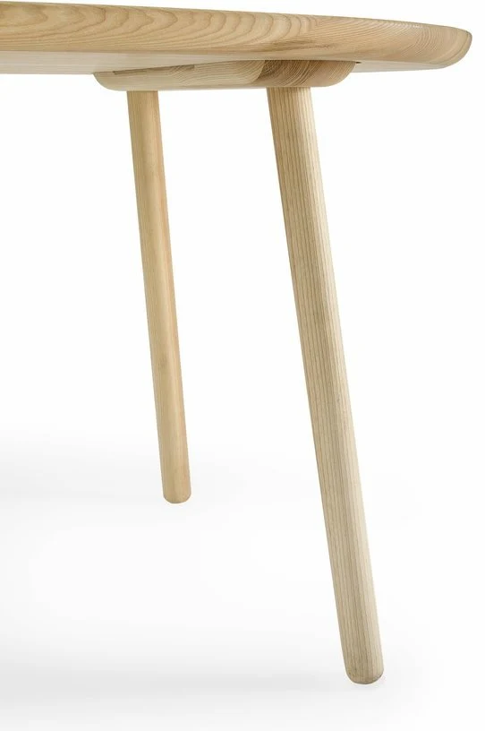 Table de salle à manger en frêne naturel Naïve - Emko