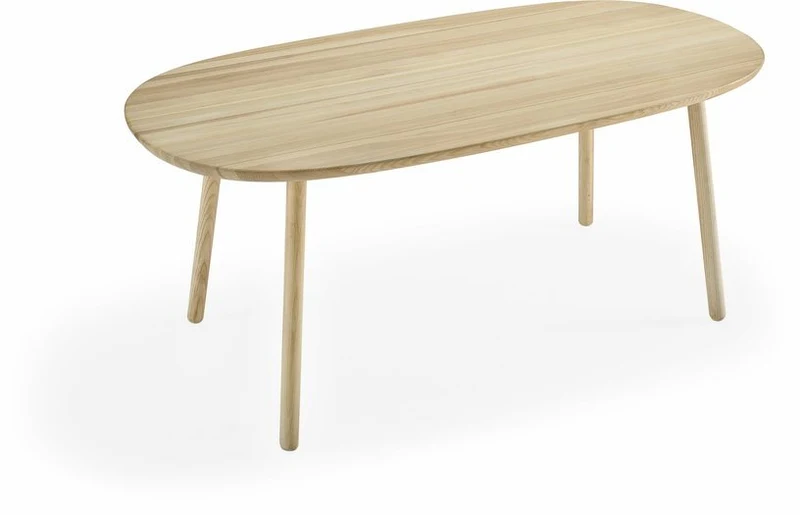 Table de salle à manger en frêne naturel Naïve - Emko
