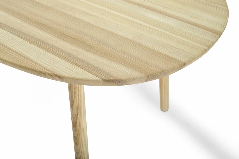 Table de salle à manger en frêne naturel Naïve - Emko