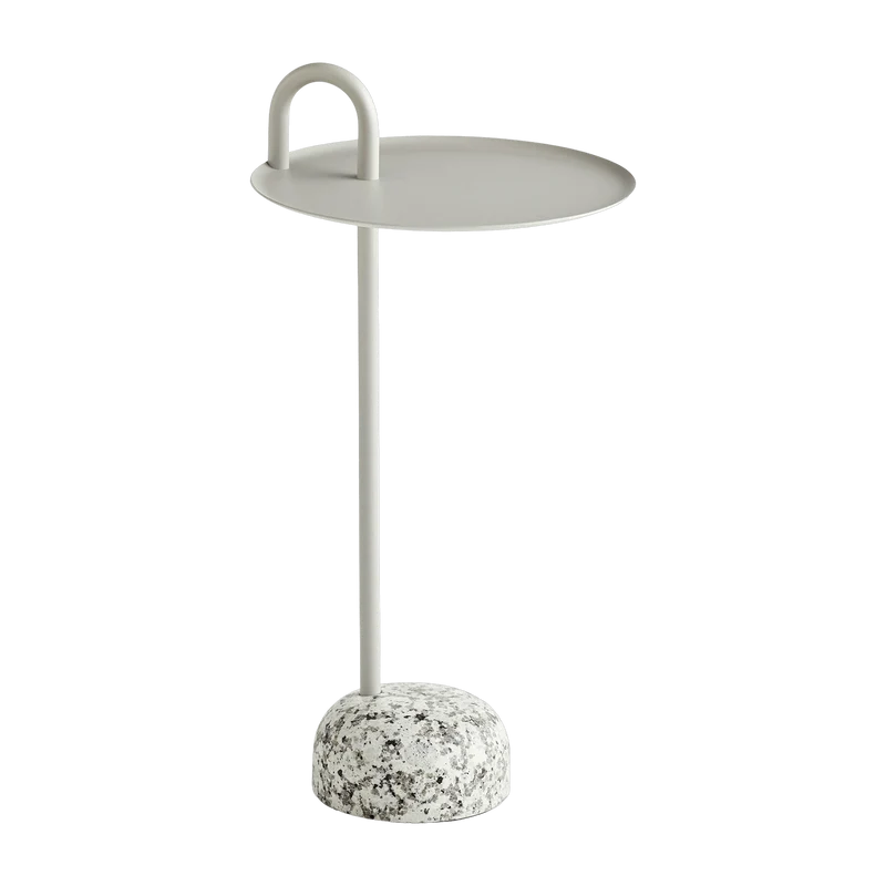 Table d'appoint en acier beige Bowler - Hay