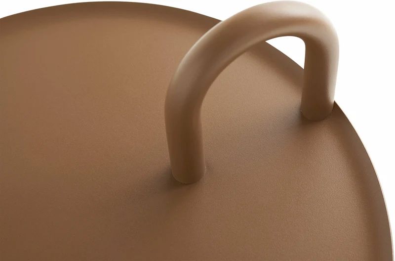 Table d'appoint en acier marron pâle Bowler - Hay