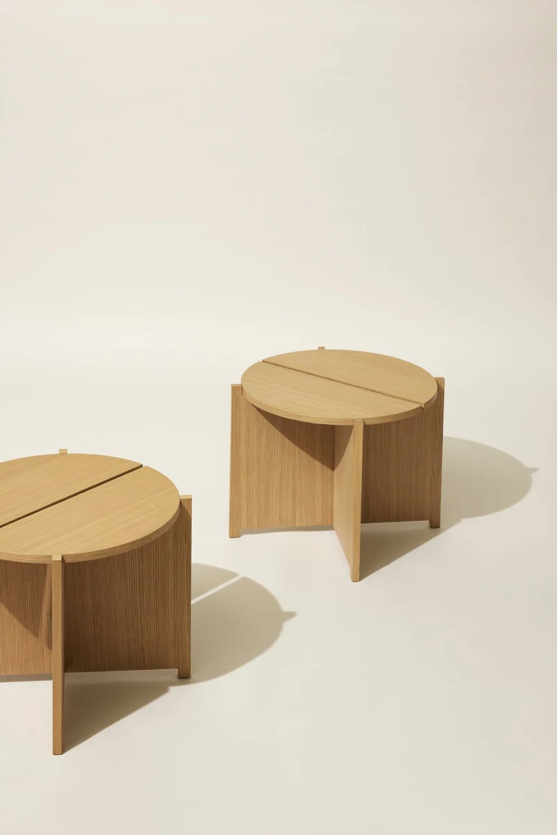 Table basse en chêne naturel 55 cm Dash - Hübsch
