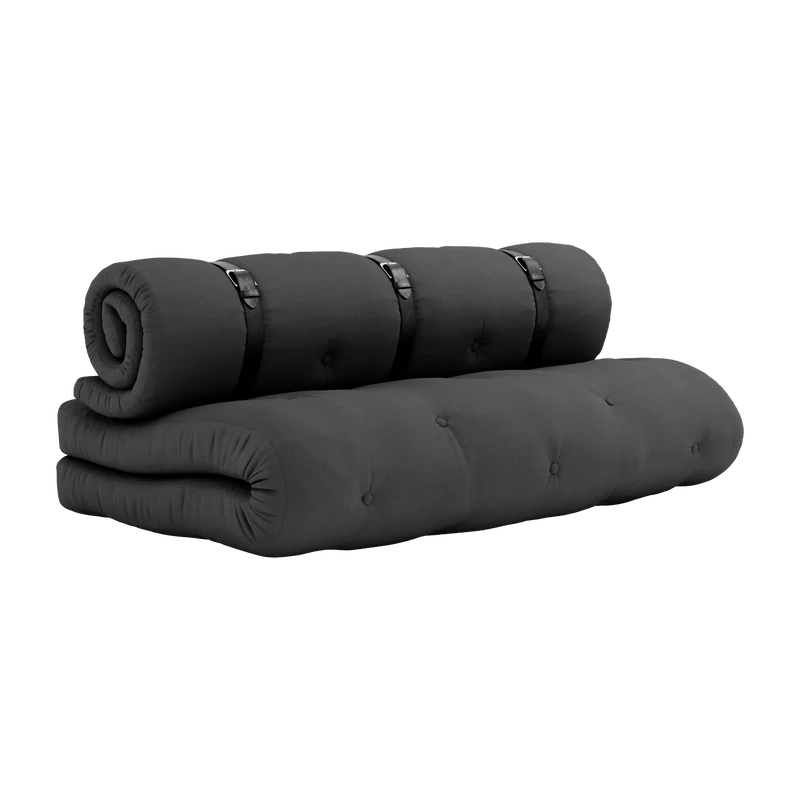Futon canapé de jardin gris foncé 734 dépliable Buckle-up - Karup Design