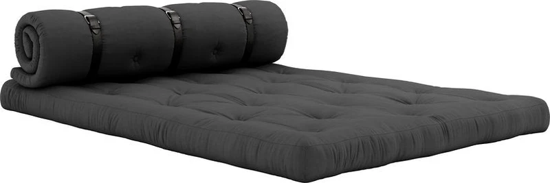 Futon canapé de jardin gris foncé 734 dépliable Buckle-up - Karup Design