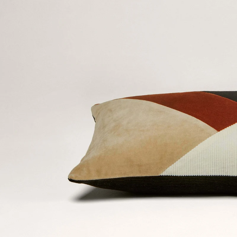 Housse De Coussin Gotie Écru Multicolore - Madura