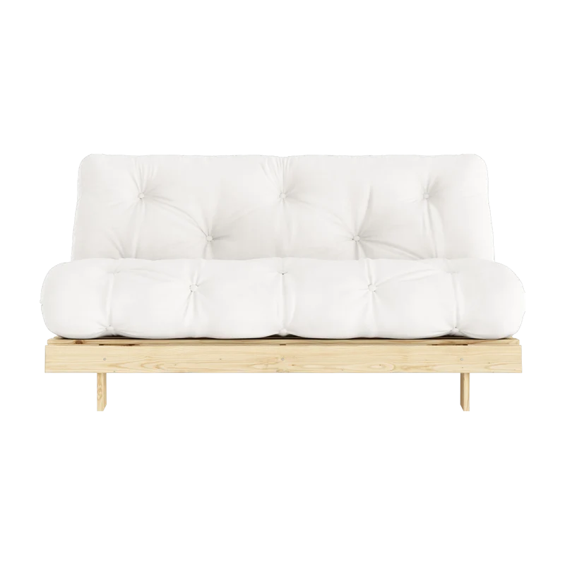 Canapé-lit blanc pin massif Roots 160 - Karup Design