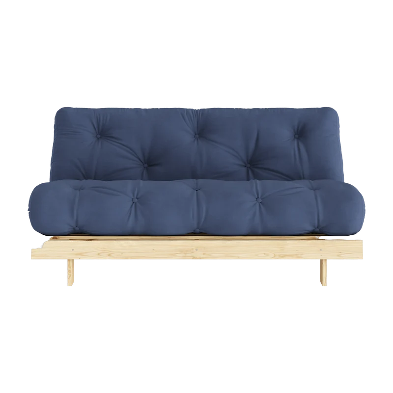 Canapé-lit bleu navy pin massif Roots 160 - Karup Design