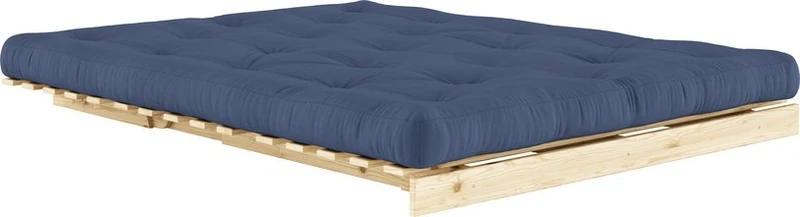 Canapé-lit bleu navy pin massif Roots 160 - Karup Design