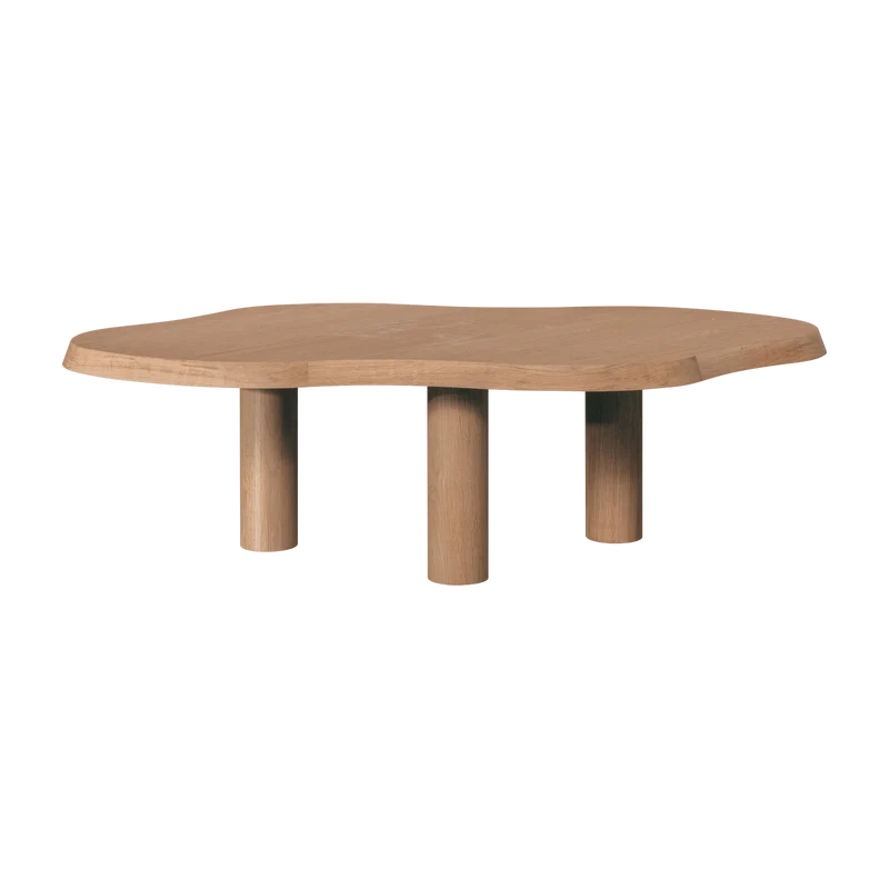Table basse en chêne naturel 130 x 70 cm - Gabrielle Paris