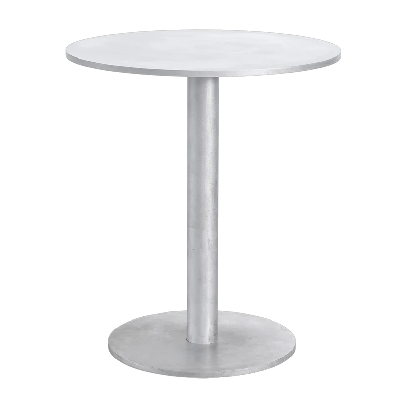 Table ronde en aluminium 65x74cm - valerie_objects