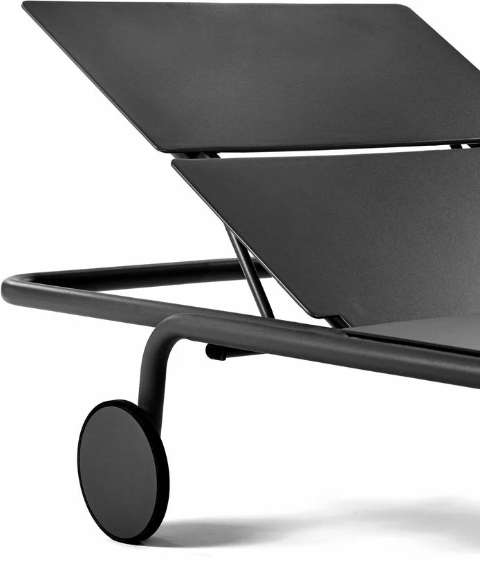 Transat noir en aluminium August - Serax