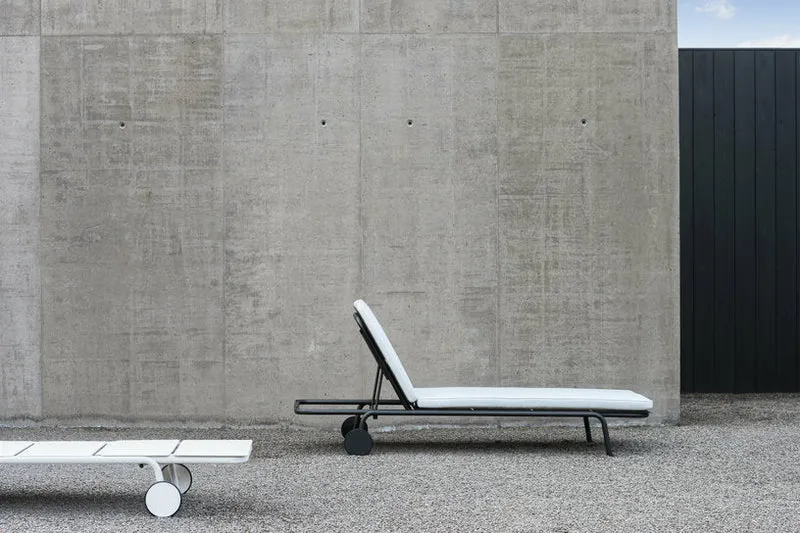 Transat noir en aluminium August - Serax