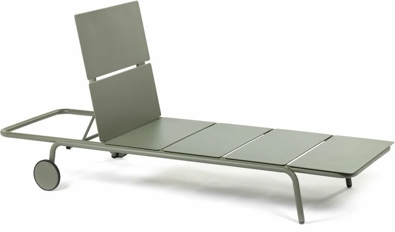 Transat vert en aluminium August - Serax