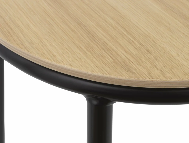 Tabouret en chêne et acier noir 45 cm Circa Oak - Normann Copenhagen