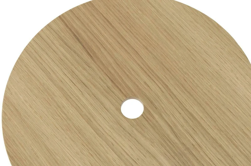 Tabouret en chêne et acier noir 45 cm Circa Oak - Normann Copenhagen