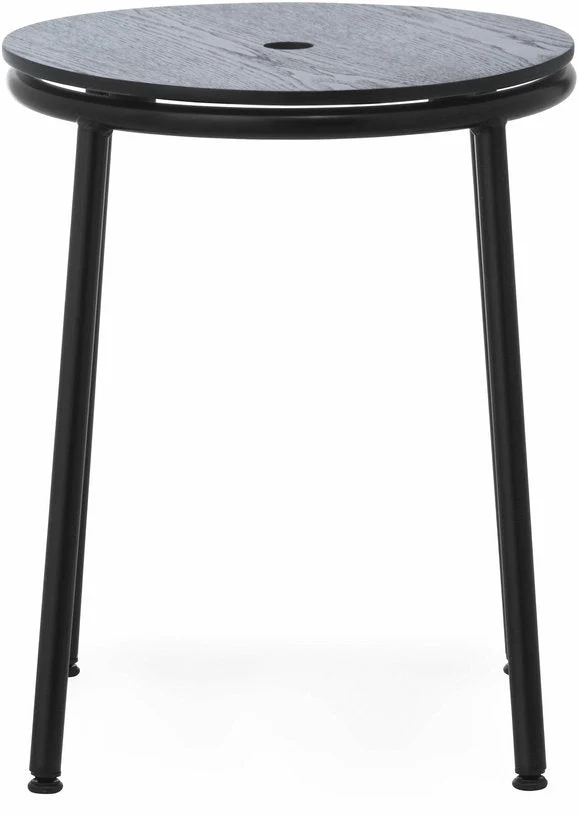 Tabouret en chêne noir et acier noir 45 cm Circa noir Oak - Normann Copenhagen