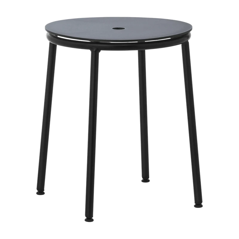 Tabouret en acier et aluminium noir 45 cm Circa noir Aluminum - Normann Copenhagen