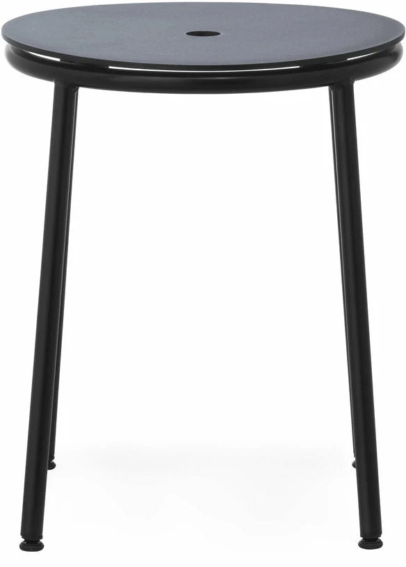Tabouret en acier et aluminium noir 45 cm Circa noir Aluminum - Normann Copenhagen