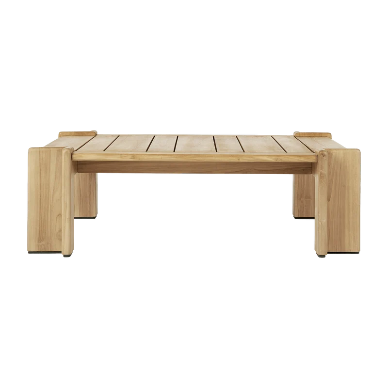 Table basse en teck naturel 100x113 cm Atmosphera - Gubi